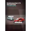 1:32 Diecast Metal 13 cm Araba Modeli - 2006 Mitsubishi Lancer IX ve Nissan Skyline GTR BX-313395