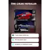1:32 Diecast Metal 13 cm Araba Modeli - 2006 Mitsubishi Lancer IX ve Nissan Skyline GTR BX-313395