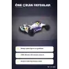 Diecast 1/64 Formula 1 Toleman TG184 Senna 1984 Monaco Podyum Model Araba BX-313403