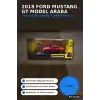 Detayli 1/32 Olcek 2018 Ford Mustang GT Kirmizi Kasik Model Araba Vitrin Icin 1 Adet BX-313412