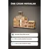 Ahşap Yapı Blokları 100 Parça 11x2,2x0,7 cm Doğal ve Boyalı Çocuk Gelişim BX-313414