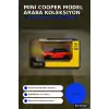 Açık Kırmızı 1/32 Mini Cooper Model Araba Koleksiyonluk Vitrin Oyuncak - Tekli BX-313417