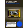Die-Cast 1:18 Ölçekli Alman Polis BMW R1250RT Motosiklet Modeli 1 Adet BX-313420