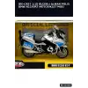 Die-Cast 1:18 Ölçekli Alman Polis BMW R1250RT Motosiklet Modeli 1 Adet BX-313420