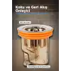 Koku Onleyici DN40 DN50 Gider Aparati Paslanmaz Celik Izgarali Silikon Contali Sifon BX-313423
