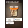 Koku Onleyici DN40 DN50 Gider Aparati Paslanmaz Celik Izgarali Silikon Contali Sifon BX-313423