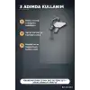 Krom Kaplama 25 mm Duş Sistemi Seti - Ayarlanabilir Tepe ve El Duşu, Sabunluk Hediyeli BX-313429
