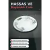 Temperli Cam 180 Kg Kapasiteli Dokunmatik Baskül - Şeffaf Dijital Tartı, Ev Kullanımı BX-313434