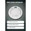 Temperli Cam 180 Kg Kapasiteli Dokunmatik Baskül - Şeffaf Dijital Tartı, Ev Kullanımı BX-313434