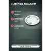 Temperli Cam 180 Kg Kapasiteli Dokunmatik Baskül - Şeffaf Dijital Tartı, Ev Kullanımı BX-313434