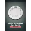 Temperli Cam 180 Kg Kapasiteli Dokunmatik Baskül - Şeffaf Dijital Tartı, Ev Kullanımı BX-313434