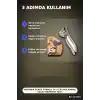 Mekanik Pense Formlu 14.5 cm Paslanmaz Çelik Sarımsak Ezici Alet 1 Adet BX-313439