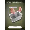 Bölmeli Süzgeçli 3 Parça Buzdolabı Organizer Seti 2.5-5-9 Litre Kilitli Kapak BX-313436