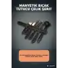55 Cm Manyetik Bıçak Tutucu - Duvara Monte Çelik Şerit, Mutfak Bıçak Askısı BX-313476