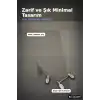 45 Cm Pirinç Minimal Messika Model Zirkon Taşlı Kadın Kolye - Zarif Takı BX-313479
