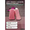 Çift Taraflı Silikon Banyo Masaj Fırçası - Saç Derisi Yatıştırıcı Taraklı 1 Adet BX-313488