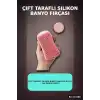 Çift Taraflı Silikon Banyo Masaj Fırçası - Saç Derisi Yatıştırıcı Taraklı 1 Adet BX-313488