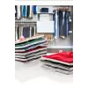 Katlanabilir Plastik Tişört Düzenleyici Aparat - 1 Adet, Dolap İçi Organizer BX-313490
