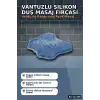 Vantuzlu Silikon Duş Masaj Fırçası 1 Adet - Ayak ve Sırt Temizliği İçin BX-313496