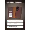 Manyetik Kart Yuvalı Deri Cüzdan Kılıf, Samsung Galaxy S26 Ultra İçin, RFID Korumalı BX-313504