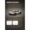 1:32 Ölçek Bugatti Divo Metal Diecast Model Araba - Çek Bırak Özellikli, Lisanslı BX-313508
