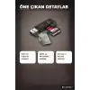 Mini Usb 3.0 Sd Tf Kart Okuyucu Hub Adaptör - 1 Adet Kompakt Veri Aktarıcı Pc Tablet İçin BX-313517