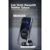 Vakumlu Emişli 360 Derece Döner Manyetik Telefon Tutucu - Güçlü Mıknatıslı Araba Masaüstü BX-313519