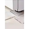 Kaydırmaz Silikon Masa Koltuk Koruyucu Ped 4 Adet Mobilya Beyaz Eşya İçin BX-313528