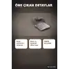 Kaydırmaz Silikon Masa Koltuk Koruyucu Ped 4 Adet Mobilya Beyaz Eşya İçin BX-313528