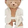 Pijamalı 40 cm Yumuşak Peluş Ayıcık - Sevimli Uyku Arkadaşı Hediye Oyuncağı BX-313542