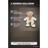 Pijamalı 40 cm Yumuşak Peluş Ayıcık - Sevimli Uyku Arkadaşı Hediye Oyuncağı BX-313542