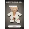 Pijamalı 40 cm Yumuşak Peluş Ayıcık - Sevimli Uyku Arkadaşı Hediye Oyuncağı BX-313542