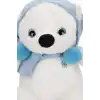 Kış Aksesuarlı 30 cm Yumuşak Peluş Kutup Ayısı Oyuncak, Çocuk Odası Hediyesi BX-313547