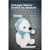 Kış Aksesuarlı 30 cm Yumuşak Peluş Kutup Ayısı Oyuncak, Çocuk Odası Hediyesi BX-313547