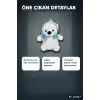 Kış Aksesuarlı 30 cm Yumuşak Peluş Kutup Ayısı Oyuncak, Çocuk Odası Hediyesi BX-313547