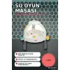 Ayarlanabilir Bacaklı 82 cm Kum Ve Su Oyun Masası - 24 Ay+ Çocuklar İçin Çift Bölmeli BX-313553