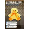 Yumuşak Tüylü 20 cm Ördek Peluş Oyuncak - Kurdeleli, Bebek ve Çocuk Hediyesi BX-313552