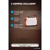 Entegre Kablolu 60000mAh 22.5W Hızlı Şarj Powerbank - Çoklu USB-C Çıkışlı Güç Bankası BX-313569