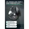 Seyahat Icin 5i1 Arada USB Type-C Sarj Kablosu Seti 60W Destekli Kutulu BX-313521