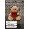 Elbiseli 32 cm Peluş Ayı Oyuncak – Yumuşak Dolgulu Sevimli Hediye ve Aksesuar BX-313532
