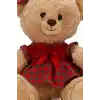 Elbiseli 32 cm Peluş Ayı Oyuncak – Yumuşak Dolgulu Sevimli Hediye ve Aksesuar BX-313532