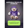 30 cm Kapüşonlu Peluş Ayıcık - Keep Cool Yazılı Sweatshirt, Pati Desenli Ayak BX-313539