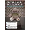 43 Cm T-Shirt Giydirilmiş Peluş Ayı Oyuncak - Yumuşak Seçenekli BX-313535