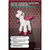 42 Cm Yumuşak Peluş Kanatlı Unicorn At Figürü Rengarenk Hediye Peluş Oyuncak BX-313550