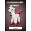 42 Cm Yumuşak Peluş Kanatlı Unicorn At Figürü Rengarenk Hediye Peluş Oyuncak BX-313550