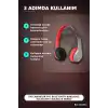 Katlanabilir P47 Bluetooth Kablosuz Kulakustu Kulaklik Mikrofonlu 1 Adet BX-313572