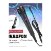 6.5 Mm Jack Kablolu Karaoke Mikrofonu Tekli Paket Standart Model Ses Sistemi Icin BX-313571