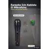 6.5 Mm Jack Kablolu Karaoke Mikrofonu Tekli Paket Standart Model Ses Sistemi Icin BX-313571