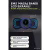 8 Mod 19 Seviyeli LCD Ekranlı EMS Boyun Omuz Sırt Bel Masaj Bandı USB Şarjlı BX-313575