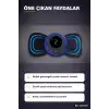 8 Mod 19 Seviyeli LCD Ekranlı EMS Boyun Omuz Sırt Bel Masaj Bandı USB Şarjlı BX-313575
